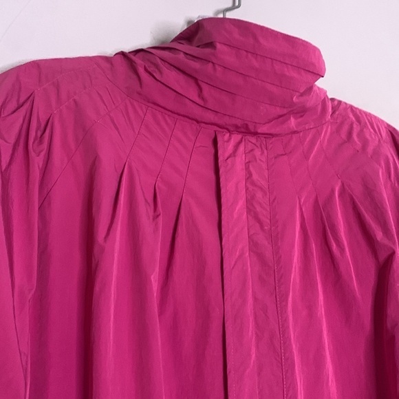 Vintage Armani Collezioni Pink Barbiecore plus size all weather jacket 16 - Picture 7 of 9